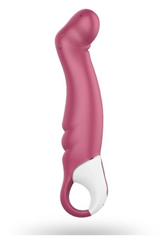 Satisfyer Vibes Petting Hippo - вибратор для точки G, 25.5х4.5 см (розовый) - sex-shop.ua