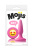 NS Novelties Mojis Mini Plug #ILY маленькая анальная пробка, 8.6х2 см (розовый) - sex-shop.ua