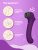 Містер Факер Caldo - Вакуумний стимулятор клітора з підігрівом, 19х3 см (фіолетовий)