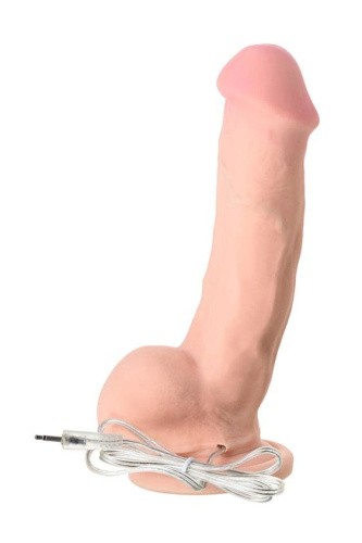 Toyfa - RealStick Elite Suction - Вибратор с пультом управления, 17х3.8 см