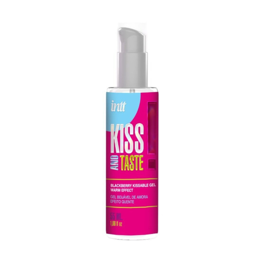 Масажний гель Intt KISS AND TASTE!, 55 мл (ожина) - купити в Україні | Секс шоп SEX-SHOP.ua