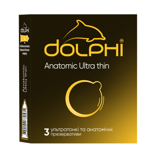 Dolphi Anatomic ultra thin №3, 3 шт - sex-shop.ua