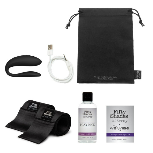 Набор секс-игрушек Sync Lite We-Vibe та Moving As One від Fifty Shades of Grey
