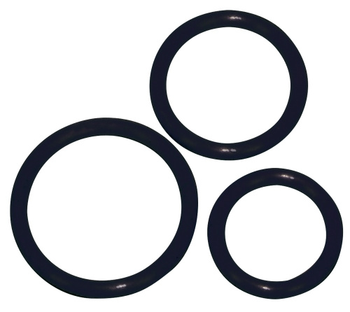 Набор эрекционных колец Silicone Cock Ring, 3 шт