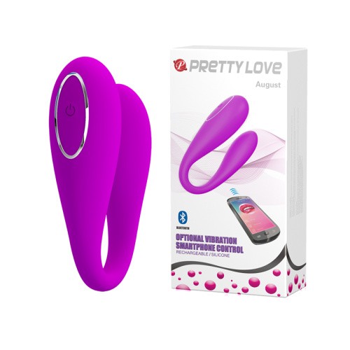 Pretty Love August Remote Massager - Вибратор, 9,5 см (фиолетовый)