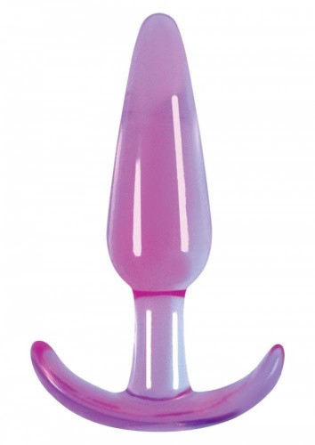Ns Novelties Jelly Rancher T-Plug Smooth - Анальный стимулятор, 8х3 см (пурпурный) - sex-shop.ua