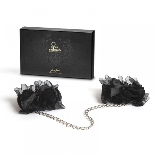 Bijoux Indiscrets - Frou Frou Organza handcuffs - Наручники з атласу та органзи в подарунковій упаковці