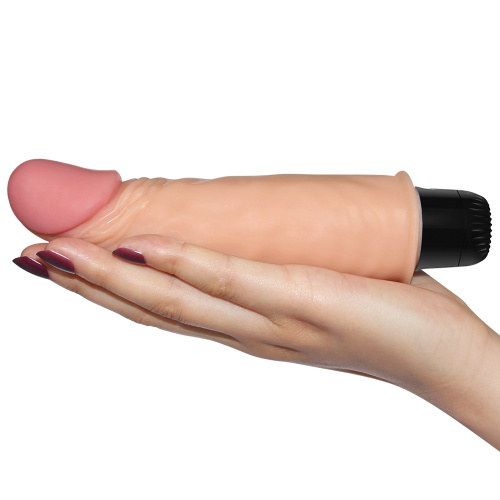 LoveToy Real Feel Vibrator 12 Flesh - Реалістичний вібратор, 17 см (тілесний) - купити в Україні | Секс шоп SEX-SHOP.ua