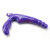 Безремневой страпон с вибрацией Gal Pal, 17х3 см (фиолетовый) - sex-shop.ua