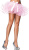 Leg Avenue - Многослойная юбка из тюля с атласным бантом, S-L (розовый) - sex-shop.ua