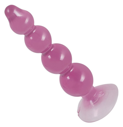 Orion Anal Beads - Анальна пробка ялинка, 13х1.2-2.9 см (рожевий)