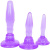 Doc Johnson Williams Anal Trainer Kit - Набор анальных пробок, 3 шт (пурпурный)