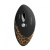 Womanizer W500 - Вакуумный стимулятор клитора с кристаллом Swarovski, 12х6 см (чёрный с леопардом) - sex-shop.ua