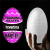 LoveToy Giant Egg Grind Ripples Edition – мастурбатор яйце з рельєфом, 12 см (фіолетовий)