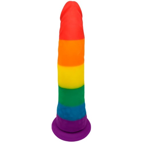 Фаллоимитатор Pride Dildo Silicone Rainbow, 14х3,6 см