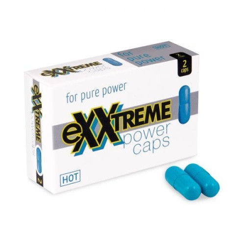 HOT eXXtreme Power Caps - Енергетичні капсули для чоловіків (2 шт)
