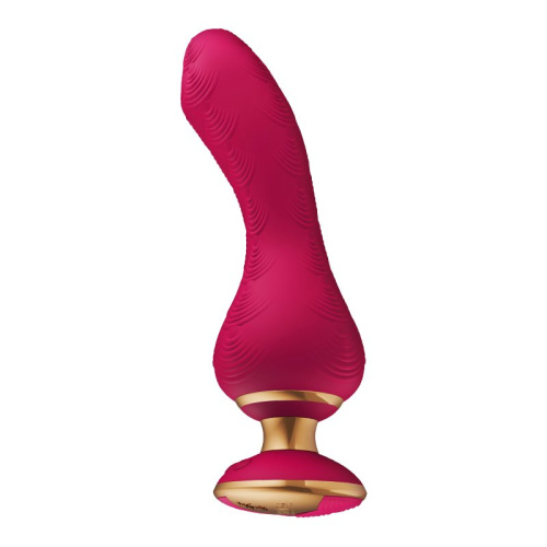 Shunga Sanya Intimate Massager - Вибратор для точки G, 18.5х3.8 см (малиновый) - sex-shop.ua