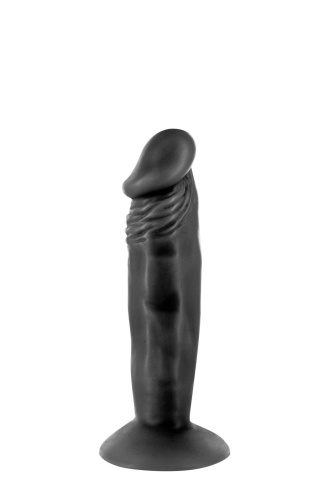 Real Body Real Zack Black - фаллоимитатор с присоской, 16х3,7 см.