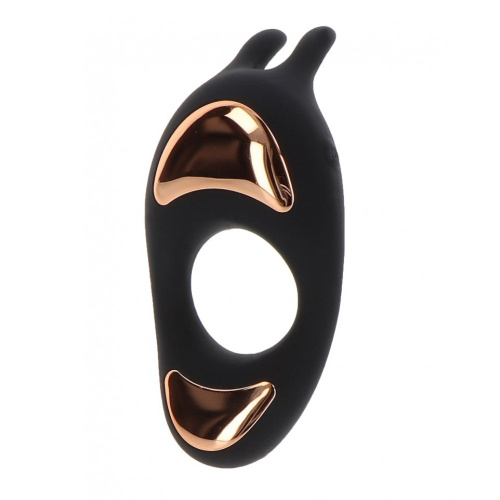 Toy Joy Lotus C-Ring - виброкольцо перезаряжаемое, 10х3 см (черный) - sex-shop.ua