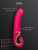 Gvibe Gjay - анатомический вибратор для точки G из уникального материала Bioskin, 15х3,7 см (розовый) - sex-shop.ua