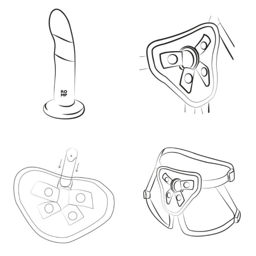 Страпон ROMP Piccolo Pegging Kit