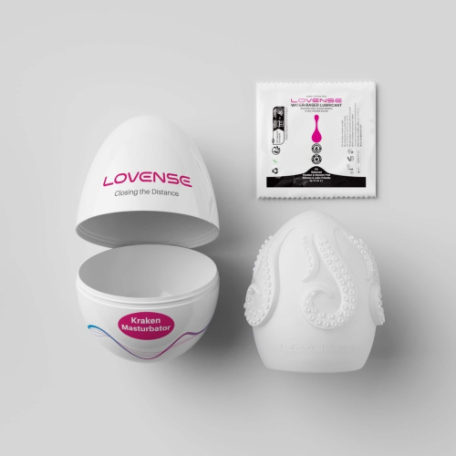 Lovense Kraken masturbator egg box - Набор мастурбаторов, 6 шт (белый) - sex-shop.ua