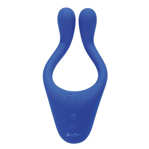 StRubber BeauMents Doppio 2.0 - Многофункциональный вибратор с пультом ДУ, 13х4.5 см