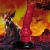 Creature Cocks Hell-Hound Canine Silicone Dildo - фантазийный фаллоимитатор Адская Гончая, 19х6.6 см (чёрный с красным) - sex-shop.ua