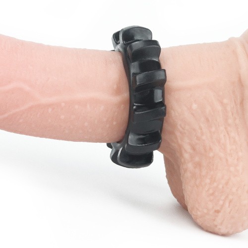 Power Plus Cockring 3 Black - Ерекційне кільце (чорний) - купити в Україні | Секс шоп SEX-SHOP.ua