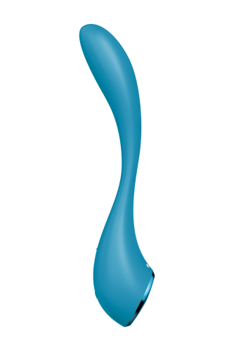Satisfyer G-Spot Flex 5+ - Універсальний вібратор, 15х3.4 см (синій) - купити в Україні | Секс шоп SEX-SHOP.ua