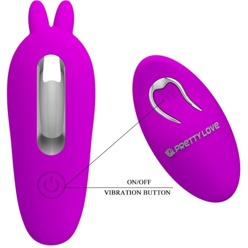 Pretty Love Josephine G-spot Massager Purple - Вибратор с пультом дистанционного управления, 10.9х2.7 см (фиолетовый)