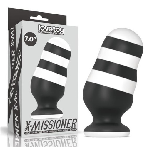 LoveToy X-Missioner Butt Plug 7" - Анальная пробка, 18 см - sex-shop.ua