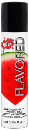 WET Flavored Juicy Watermelon - Їстівний лубрикант, 30 мл (кавун)