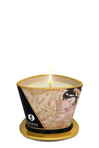 Shunga Massage Candle - Массажная свеча с ароматом ванили, 170 мл - sex-shop.ua