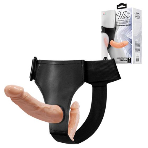 Страпон Baile Ultra Double Dildos Strap On 5.3"