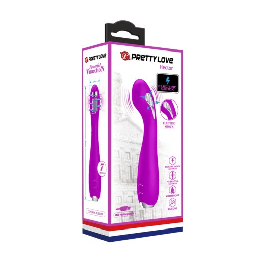 Pretty Love Hector Purple - Стимулятор G-точки, 19,5 см (фиолетовый)