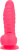 Addiction Tom 7" Dildo With Balls ребристый силиконовый фаллоимитатор с присоской, 17.8х4.4 см (розовый) - sex-shop.ua