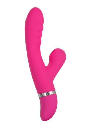 California Exotic Novelties Foreplay Frenzy Pucker - Вибратор-кролик, 11.5х3.3 см (розовый) - sex-shop.ua