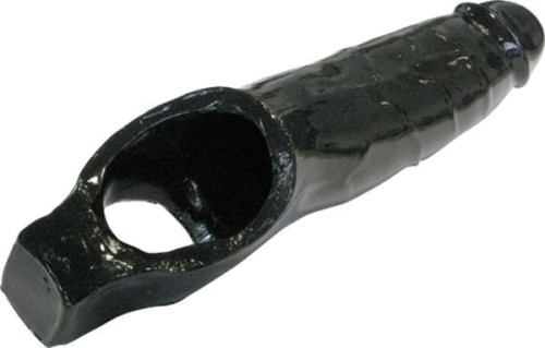 Mister B Tsx Big Fat Cock - Насадка на фалос, 20х5 см (чорний) - купити в Україні | Секс шоп SEX-SHOP.ua