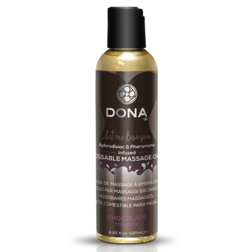 System JO DONA Kissable Massage Oil Chocolate Mousse масажна їстівна олія зі смаком шоколаду, 110 мл - купити в Україні | Секс шоп SEX-SHOP.ua