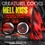 Creature Cocks Hell Kiss Twisted Tongues Silicone - фантазийный фаллоимитатор в виде языка монстра, 18.8х5.6 см (чёрный с красным) - sex-shop.ua