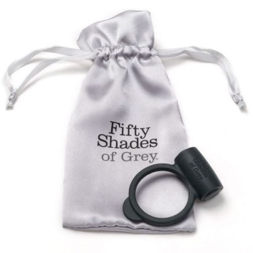 Fifty Shades of Grey Vibrating Love Ring - віброкільце, 5х3.4 см (чорний)