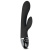 LoveToy O-Sensual Clit Duo Climax - силиконовый вибратор кролик, 21х3.8 см (чёрный)