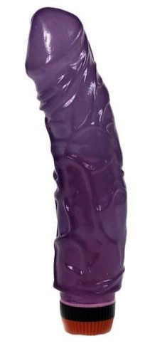 Seven Creations Jelly vibator lavender - Вібратор гелевий, 20Х4,5 см
