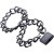 Tom of Finland Locking Chain Cuffs-металеві манжети