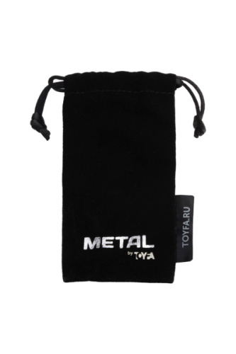 Metal By Toyfa - Золота анальна пробка з кристалом, 9.5х3.5 см (прозорий) - купити в Україні | Секс шоп SEX-SHOP.ua
