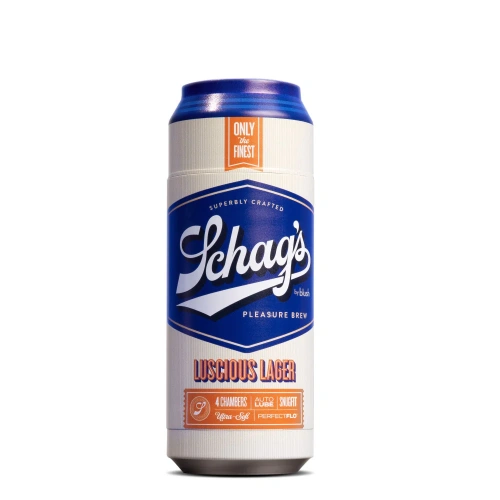 Schag’s by Blush Luscious Lager - самосмазывающийся мастурбатор в банке, 19,7 см