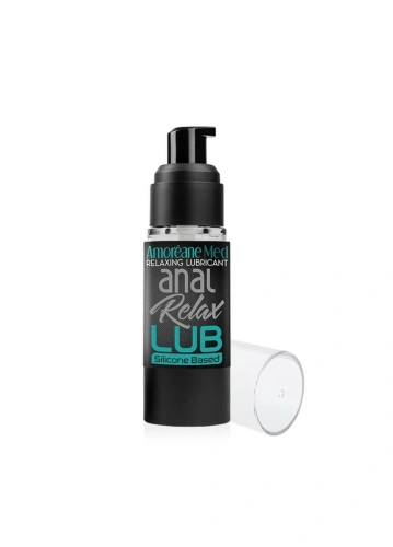 Amoreane Anal Relax - Анальная смазка (30 мл) силиконовая основа, натуральные экстракты, дозатор - sex-shop.ua