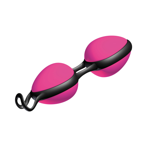 Joy Division Joyballs Secret - вагинальные шарики со смещенным центром тяжести, 11.4х3.7 см (розовые) - sex-shop.ua