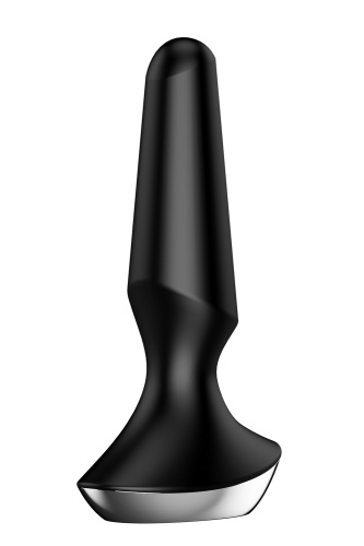 Satisfyer Plug-ilicious 2 - Анальна смарт-пробка, 14х3 см, (чорна)